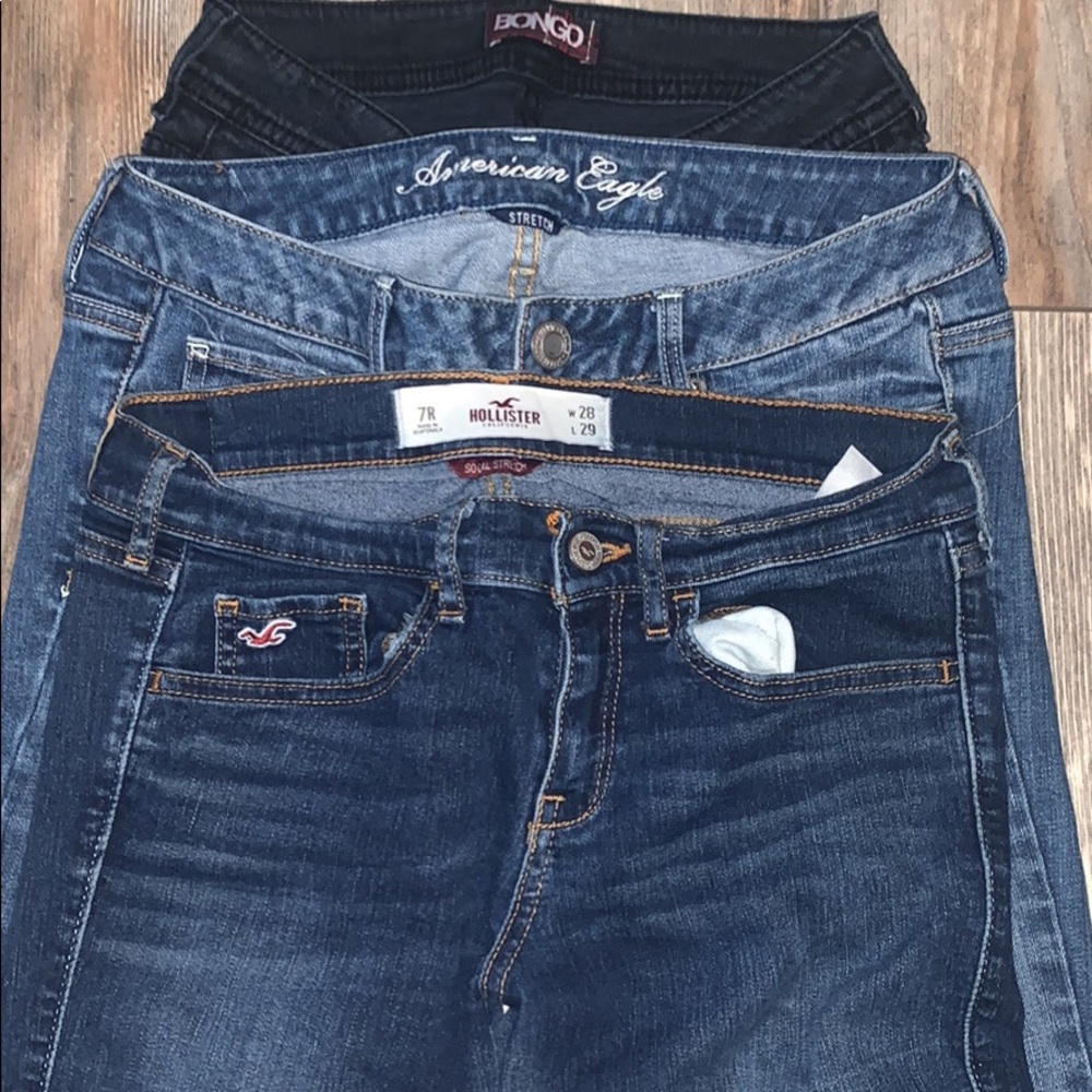 3 pairs of women’s Jeans